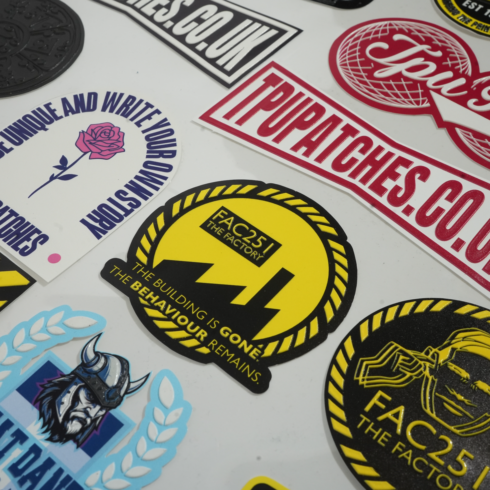 TPU High Build Patches – Breast / Sleeve Logos (Up to 10cm)